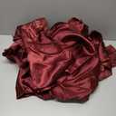 12 Pack Burgundy Satin Table Runner 12 x 108 Inches Long | Bright, Smooth and Silky Table Decor for Birthday Party Wedding Banquet Decorations - Burgundy