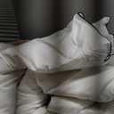 Pacific Coast Goose Feather Down Fiber Comforters King Size, Extra Fluffy White Duvet Insert, Ultra-Soft, Breathable, All Season Hotel Luxury Bedding Comforters, 8 Corner & Center Loops (106"x90")