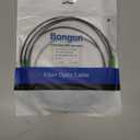 SC/APC to SC/APC Fiber Optic Internet Cable, Armored Single Mode Patch Cable, Fiber Optic Jumper Optical Patch Cord - SIMPLEX - 9/125um - OS1/OS2 Compatible, LSZH Black, 2m