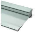 Boolegon Blackout Cordless Roller Shades, Window Blind with Thermal Insulated, UV Protection Fabric, Free-Stop System Roller Blind for Home, Office, Gray, Custom Size