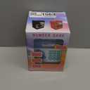 Totola Piggy Bank Electronic Mini ATM for Kids Baby Toy, Safe Coin Banks Money Saving Box Password Code Lock for Children, Boys Girls Best Gift(Blue)