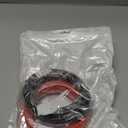 Marine Wire 10 AWG, 10FT Red & 10FT Black Tinned Copper Boat Cable, Ultra-Flexible 10 Gauge Marine Grade Electrical Wire for Bilge Pump, LED Lights, and RV