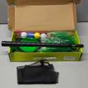 VATOS Light up Golf Putting Game Set - Glow Mini Golf Toy with 4 LED Holes, 4 Balls(2 Glow), Extendable Putter,Build Your Own Course at Home Indoor Outdoor Family Fun Golf Gifts for Kids Adults Golfer