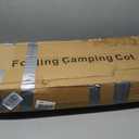 ZENPETIO Camping Cot for Adults, Heavy-Duty Portable Cot Bed with Mattress, Foldable Padded Sleeping Cots for Camping Travel Tent Day Bed Outdoor & Home Guest, Max Load 500 LBS, 75x28x15, Basic - 75x28x15"