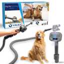 Dog Pet Grooming Brush & Extension Vacuum Hose compatible with Dyson V7 V8 V10 V11 V15 Vacuums with Quick Release Converter Adapter Groom Tool Attachment