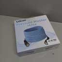 LULUW 25FT 1/4-inch High Pressure Washer Hose,3600PSI M22 14mm Replacement Power Washer Hose for Most Brands, Blue