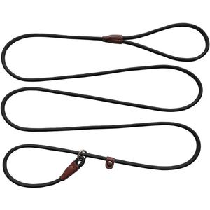 BTINESFUL 7ft Slip Lead Dog Leash, Strong Nylon Rope Leash, 1/4" Dog Training Lead for Small Medium Dogs, 14+ Colors (1/4" * 7 FT, Black)