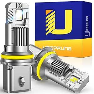 Ursprung Ultra Bright 9012 HB4 Led Bulb, 2025 Latest 5th-Gen High-Density Chip Upgrade, 40000LM Brighter 6500K Cool White, No Hassle and 75000 Hrs Fog, Dual Cooling, IP68 Waterproof, Pack of 2
