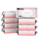 Cottonelle Fragrance Free Flushable Wet Wipes, Adult Wet Wipes, 8 Flip-Top Packs, 42 Wipes Per Pack