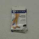 Truform 20-30 mmHg Compression Stockings for Men and Women, Thigh High Length, Dot-Top, Open Toe, Beige, Medium (Medium (1 Pair))