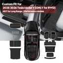 Floor Mats for 2025-2026 Tesla Model Y Juniper RWD 5 Seats, Full Set 15PCS