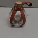 Spooktacular Creations Potion Bottles with Cork (Brown), Magic Glass Bottles prop with Cork Stopper and Faux Leather Loop Accessories for Halloween Mystic Witch Costumes Party