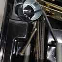 Gobrico Satin Nickel Privacy Door Knob Egg Shape Door Handle Set