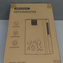 Dehumidifier, 95 OZ Water Tank Dehumidifiers for Home, 1000 sq. ft. Dehumidifier for Basement Bathroom Bedroom with Auto Shut Off, 7 Colors LED Light, Quiet Dehumidifiers with Sleep Mode, Beige