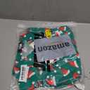 JOGAL Mens Christmas Shirts Santa Claus Party Long Sleeve Button Down Shirts Medium