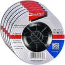Makita 5 Pack - 4.5" Grinding Wheel For Grinders - Aggressive Grinding For Metal - 4-1/2 x 1/4 x 7/8-Inch