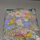 Tudomro 12 Pcs 14'' Spring Round Placemats Flower Embroidered Doilies Daisy Table Placemat for Home Dining Holiday Kitchen Table Tea Party Decoration (Flower Style)
