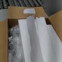 19.8'' 5-Light Chandelier for Dining Room Kitchen Island, Modern Farmhouse Pendant Lighting with Glass Shades Industrial Brushed Nicke Hanging Ceiling Light Fixture for Living Room, Height Adjustable