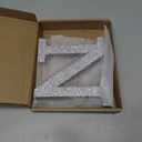 Qunclay Silver Crystal Diamond Bling Letters Crushed Diamond Decoration Wooden Glitter Letter with Screw and Hooks Rhinestone Gift for Valentine Y2k Mcbling Bedroom Wall Decor (Letter N, 5.7"l X 5.7"w)