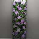 Expandable Fence Privacy Screen for Balcony Patio Outdoor,Decorative Faux Ivy Fencing Panel,Artificial Hedges (Single Sided Leaves) (1, Green Flowers)