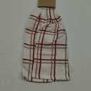 Ritz KitchenWears 100% Cotton Terry Hanging Kitchen Tie Towel, Multi-Check, Biscotti