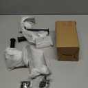 OCIOLI 4 Pack No Drill Curtain Holdbacks - Self-Adhesive/Screw-in Metal Curtain Tie Backs with Rustproof SUS304 Steel, Wall Mount Drapery Hooks, Damage-Free Installation for All Curtains (4, Black)