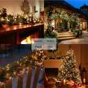 Joiedomi Clear Christmas String Lights Indoor,100 Count Mini White Fairy Light Outdoor,19.4 FT Decor for Patio Dorm Classroom Bedroom Holiday Wedding Party Garland Birthday Festival,Green Wire