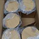 CONNOO 5-Pack 16 oz Candle Jars - 3-Wick Frosted Empty Glass Wide Mouth Candle Jars Come with Bamboo Lids, Sticky Warning Labels, and a Candle Wick Kit for Candle Making - Dishwasher Safe