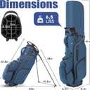Findway 14 Way Golf Stand Bag [Upgrated Generous Space] Lightweight Golf Bag with Stand, Durable Golf Club Bag with Padded Dual Strap & Rain Cover for Men and Women