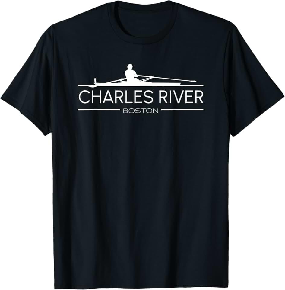 Boston Massachusetts Souvenir Gifts Co. Charles River Rowing Crew ERG Boston Massachusetts Boat Race T-Shirt 2XL