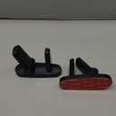 Door Lever Lock (2 Pack) Prevents Toddlers from Opening Doors. 3.25" L * 1.5" W * 4.5" H Easy One Hand Operation for Adults. Durable ABS with 3M Adhesive Backing. Simple Install, Black