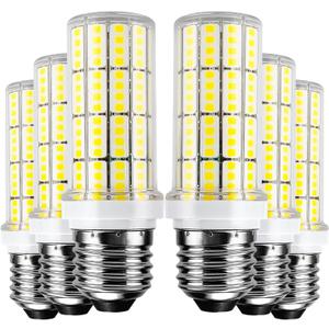 Led Light Bulb 6pcs 200w Equivalent 2500 Lumen 5000k Cool Daylight White 20w Super Bright Led Bulb E26/E27 Base