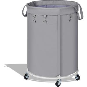 150L Large Capacity Rolling Laundry Basket Hamper with Wheels, Clothes hamper and Removable Bag for Home, Laundry Room, Bedroom, Bathroom, Apartment, Dorm