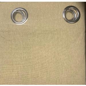 Ikiriska 100% Blackout Extra Long Linen Curtain (1 Panel). Thick Thermal Insulated. Custom Made 8-24 ft Length (Honeydew, 132" Lx100 W)