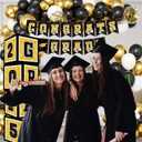 Graduation decorations class of 2025,Grad 2025 Boxes,balloons of number 2025 for men women graduation party decorationsGold