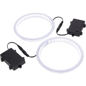 GoSports Cornhole Light Up LED Ring Kit 2pc Set - Red, White or Blue - Compatible with All Cornhole Games