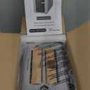 WUNLY 2 Slice Toaster,Touchscreen & Dual Independent Control Panel,5 Basic Functions & Digital Countdown Toasters,6 Shade Settings6 Bread Types,Smart Bread Maker Mute/Screen-Off,Titanium