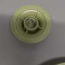 Rabbit Water Bottle, 600ml/21oz Hanging Water Dispenser Feeder Cage Crate Hutch Bunny Puppy Cat Chinchilla Ferret Guinea Pigs Squirrel Hedgehog (Green)