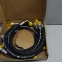 7J303-76610 75535-66620 7J999-95562 Hydraulic Hoses Kit Compatible with Kubota LA350a LA401 LA402 LA402-1 Front Loader, Include Boom & Bucket Cylinder Hoses