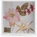 TJ.MOREE Shadow Box Frame 11 x 11 Shadowbox Display Case Picture Frame Memorabilia Wedding Bouquet Flowers Medals Military Photos Memory Box - White