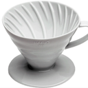 Ceramic Coffee Dripper,white (cup+filter paper)