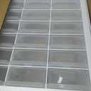 IRIS USA Plastic Storage Drawers, Made in USA, 24-Drawer Small Parts Organizer Cabinet, Stackable Teacher Toolbox for Crafts, Beads, Hardware, Screws, Nuts & Bolts, Scrapbook Supplies White