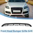 X AUTOHAUX No.4L0807683E Front Lower Hood Bumper Grille Grill for Audi Q7 2010-2015 Front Lower Bumper Kidney Grille Grill Sport Style Black