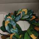 28 in. Artificial Magnolia Leaf Wreath