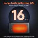 Hand Warmers, Hand Warmers Rechargeable, Reusable Portable Electric Hand Warmer, Fast Intelligent Heating in 1 Second, Gifts for Christmas, Outdoor, Golf, Hunting, Camping Accessories (Black 2Pack)