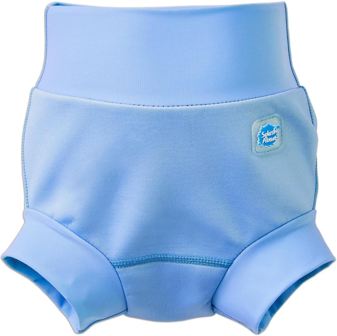 Splash About Happy Nappy Reusable Swim Diaper, Cashmere Blue, 6-12 Months Splash About Happy Nappy Reusable Swim Diaper, Cashmere Blue, 6-12 Months