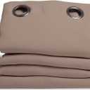 DecibelControl™ 3-in-1 Soundproof Curtain | Noise Reduction | Thermal Insulation | 100% Blackout | Patented Technology | Made in Europe | Grommet | 55" W x 84" L | Beige - Pelican MC8220