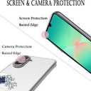 Unov Case for Galaxy A17 / A26 / F17 / M17, Crystal Clear Phone Case with [Anti-Slip Embossed Pattern], Shockproof Slim Protective [Anti-Yellowing TPU] Back Cover, Great Wave