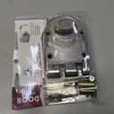 Prime-Line U 10817 Deadlock, Jimmy-Resistant, Single Cylinder Door Lock with a Satin Nickel Finish (Single Pack)