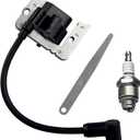 YAMAKATO OEM Standard 35135 Ignition Coil Module for Tecumseh 35135A 35135B HMSK80 HMSK90 HM80 HM90 HM100 OHV12 OHV13 OHV125 OVM120 OVXL120 OVXL125 TVM195 TVM220 10Hp Engine Snowblower Lawn Tracter